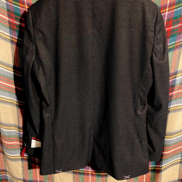 Men's "Black Diamond Dot" Formal Jacket-J. Ferrar - Picture 2 of 6